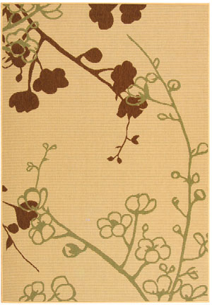 Name:Courtyard CY4038A Natural Brown / Olive Rug, Item id:1910_cy4038A (Medium Image)