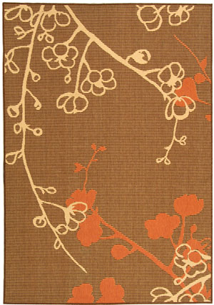 Name:Courtyard CY4038C Brown Natural / Terracotta Rug, Item id:1910_cy4038C (Medium Image)