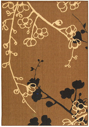 Name:Courtyard CY4038D Brown Natural / Black Rug, Item id:1910_cy4038D (Medium Image)