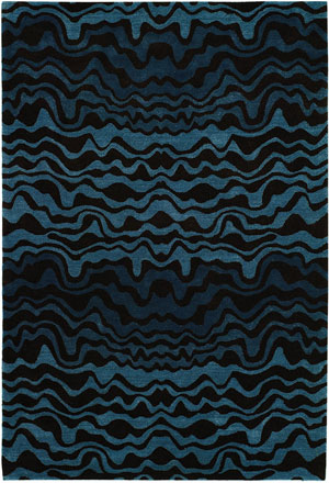 Name:Contemporary Soho SOH417B Blue / Brown Rug, Item id:1910_SOH417B (Medium Image)