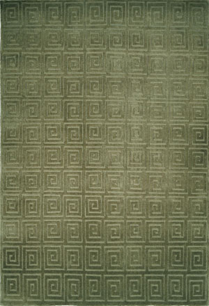 Name:TB108C Green Tibetan Hand Knotted Rug, Item id:1910_TB108C (Medium Image)