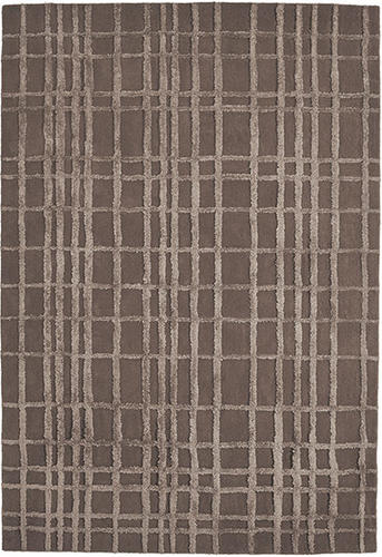 I and I Brown Patterned Silk Rug 2 Product Image