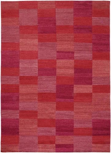I and I Red Patterned Cotton Rug Product Image