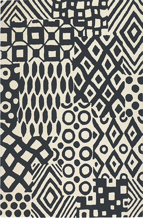 Name:Batik Black and White Rug, Item id:23_72205 (Medium Image)