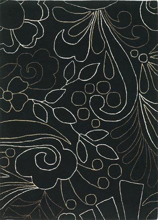 Name:Fine Lines Black Rug, Item id:23_86905 (Medium Image)