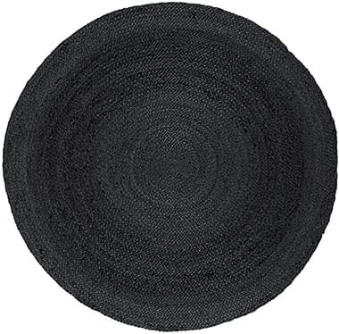 Anji Mountain Black Flatweave Braided Rug Product Image