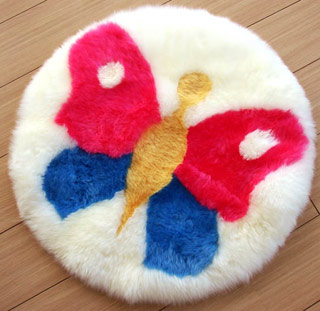 Name:Butterfly Kids Rug, Item id:2510_butterfly (Medium Image)