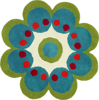 Name:Flower 1707500 Style Rug, Item id:2610_1707500 (Medium Image)