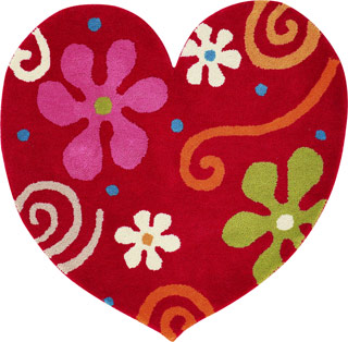 Name:Heart 1708300 Style Rug, Item id:2610_1708300 (Medium Image)