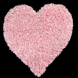 Name:Heart 1715200 Style Shag Rug, Item id:2610_1715200 (Medium Image)