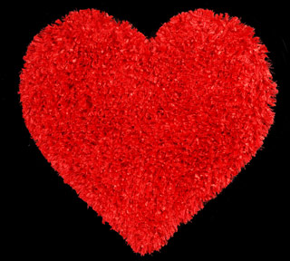 Name:Heart 1715300 Style Shag Rug, Item id:2610_1715300 (Medium Image)