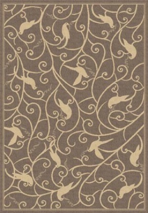 Name:Parakeets Brown Rug, Item id:26_2743-3009 (Medium Image)