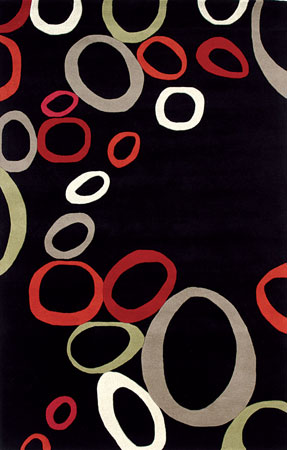 Name:Halo Black Rug, Item id:26_1306-090 (Medium Image)