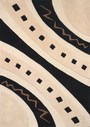 Name:Converse Black-Ivory I Rug, Item id:26_2010-7029 (Medium Image)