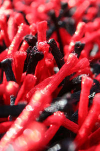 Name:Titanium Shag Black-Red Rug, Item id:27_SH-018_black-red (Medium Image)