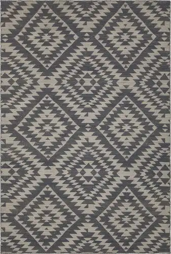 Modern Loom Winnie WIN-45501 Dk. Gray Flatweave Wool Rug Product Image