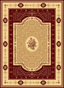 Name:New Vision F. Aubusson Cherry Rug, Item id:2910_1365-CHR (Medium Image)