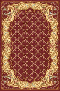 Name:New Vision Trellis Cherry Rug, Item id:2910_1375-CHR (Medium Image)