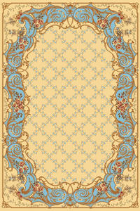 Name:New Vision Trellis Light Blue Rug, Item id:2910_1375-LBL (Medium Image)