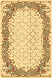 Name:New Vision Trellis Light Green Rug, Item id:2910_1375-LGN (Medium Image)