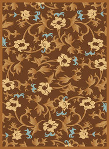 Name:Torino Bouquet Brown Rug, Item id:2910_1415-BRN (Medium Image)