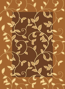 Name:Torino Vineyard Brown Rug, Item id:2910_1550-BRN (Medium Image)