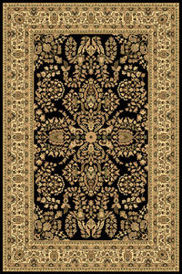 Name:New Vision Lilihan Black Rug, Item id:2910_2251-BLK (Medium Image)