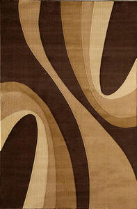 Name:Torino Swirls Brown Rug, Item id:2910_2368-BRN (Medium Image)
