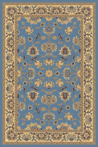 Name:New Vision Kashan Light Blue Rug, Item id:2910_342-LBL (Medium Image)