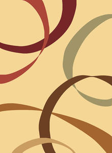 Name:Torino Ribbons Cream Rug, Item id:2910_3866-CRM (Medium Image)