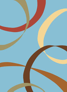 Name:Torino Ribbons Lt Blue Rug, Item id:2910_3866-LBL (Medium Image)