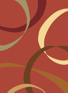 Name:Torino Ribbons Rose Rug, Item id:2910_3866-ROS (Medium Image)