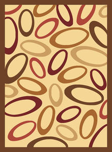 Name:Torino Circles Cream Rug, Item id:2910_3872-CRM (Medium Image)