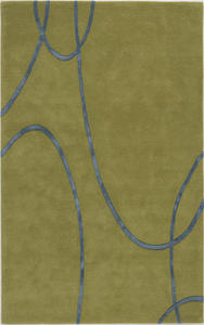 Name:Millennium Cedar Green Rug, Item id:2910_4605A (Medium Image)