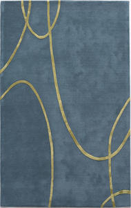 Name:Millennium Electric Blue Rug, Item id:2910_4605E (Medium Image)