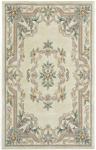 Name:New Aubusson Ivory Rug, Item id:2910_510-201 (Medium Image)