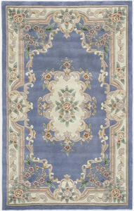 Name:New Aubusson Light Blue Rug, Item id:2910_510-208 (Medium Image)