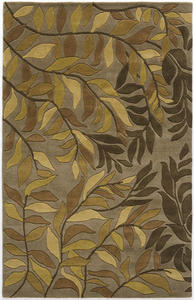 Name:Flores Autumn Brown Rug, Item id:2910_7080A (Medium Image)