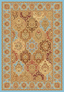 Name:New Vision Panel Lt Blue Rug, Item id:2910_P108-LBL (Medium Image)