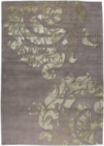 Modern Loom Gray Tibetan Wool Rug Product Image