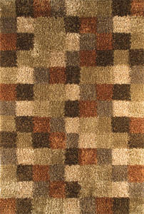 Name:Bricks Brown Beige Shag Rug, Item id:3110_bricks-brown-beige (Medium Image)