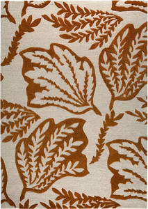 Name:Leaf Rust/Beige Rug, Item id:3110_leaf-rust-beige (Medium Image)