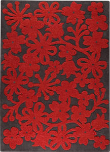 Name:Newport Dark/Gray Rug, Item id:3110_newport-dark-grey-red (Medium Image)