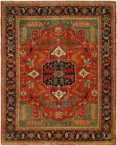 Antique Heriz Wei Hand Knotted Rug Thumbnail Image