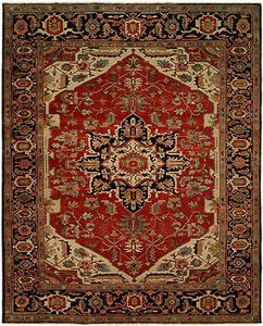 Antique Heriz Sadira Hand Knotted Rug Thumbnail Image