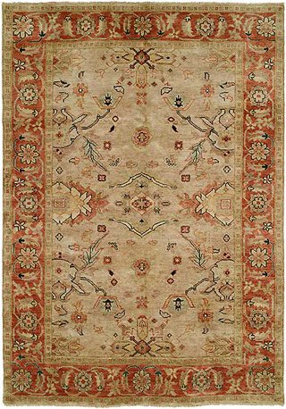 Name:Peshawar P-15 Beige/Rust Hand Knotted Rug, Item id:3510_peshawar6 (Medium Image)