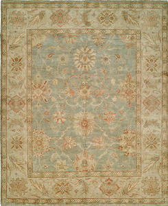 Peshawar P-6 Blue Hand Knotted Rug Thumbnail Image