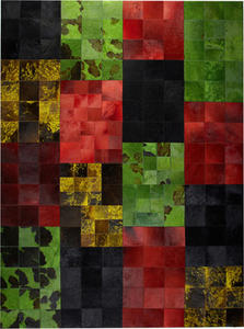 Name:M12181 Cowhide Design Rug, Item id:3710_M_1218_1 (Medium Image)