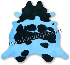 Name:Sea Blue Contrast Cowhide Rug, Item id:38_contrast_sea-blue (Medium Image)