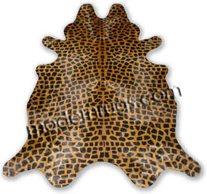 Name:Giraffe Cowhide Rug, Item id:38_exoticgiraffe (Medium Image)